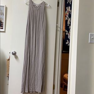 Taupe maxi dress